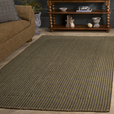 Tapis en jute / sisal tissé à plat à la main Chester