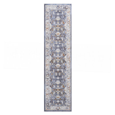 Blue / Traditional Runner Rug