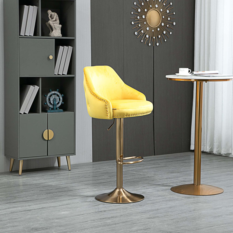 Tabouret Mikhia, Moutarde