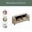 64.5" Bed Bench For Bed Room Nails Tufted Chaise Of Lounge With Storage Velvet Upholstery-400469244