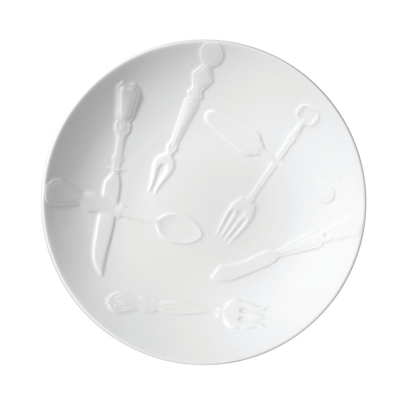 Cutlery 10" Bone China Dinner Plate