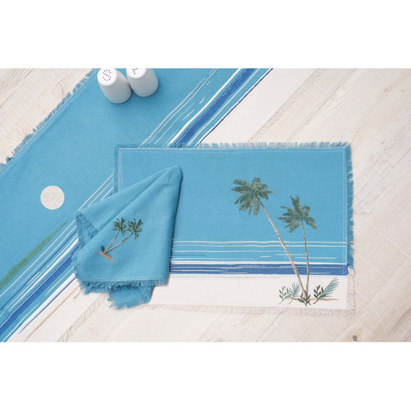 Retro Palms Napkins Set of 4