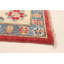 Tapis rouge foncé Maleaha Gazni 5 pi 8 po x 7 pi 7 po