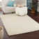 Eginhardt Shag Pure Ivory Area Rug