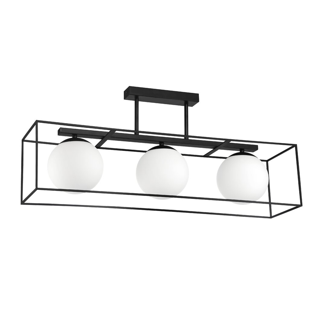 LED-Deckenleuchte 3-flammig Alicemarie, 75 cm