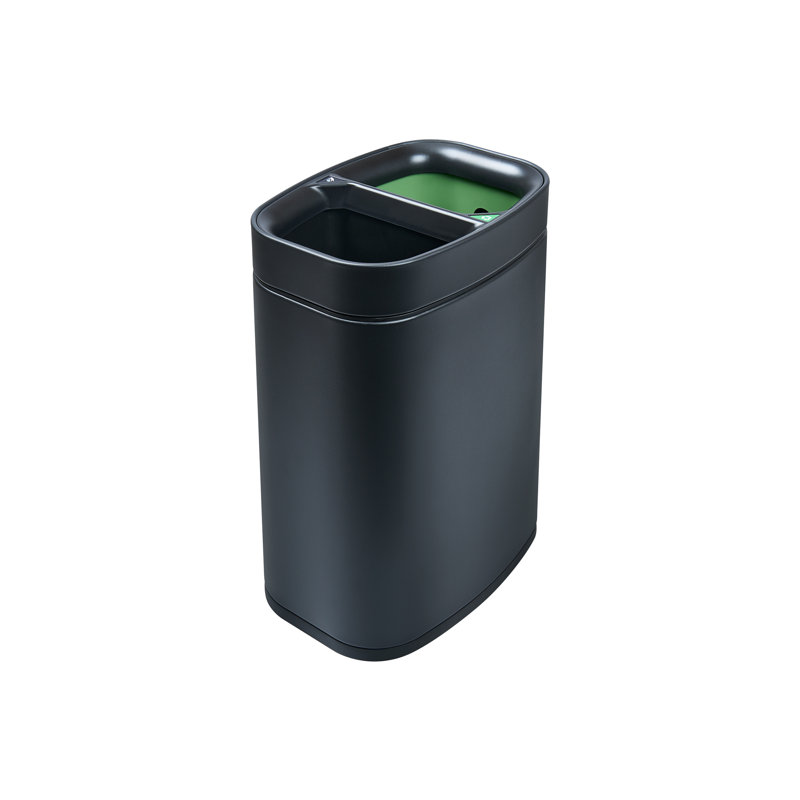 Plastic Multi-Compartment Rubbish & Recycling Bin - 6L