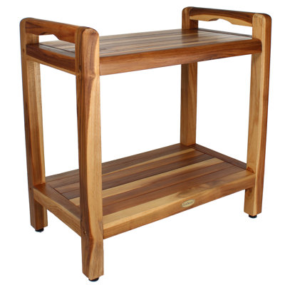 Eleganto 24" W Teak Shower Bench