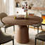 Ensembles de table de salle à manger 3/7/7 pièces Mid-Century en bois massif avec chaises rembourrées confortables-1412700568-1424242606-1424242602