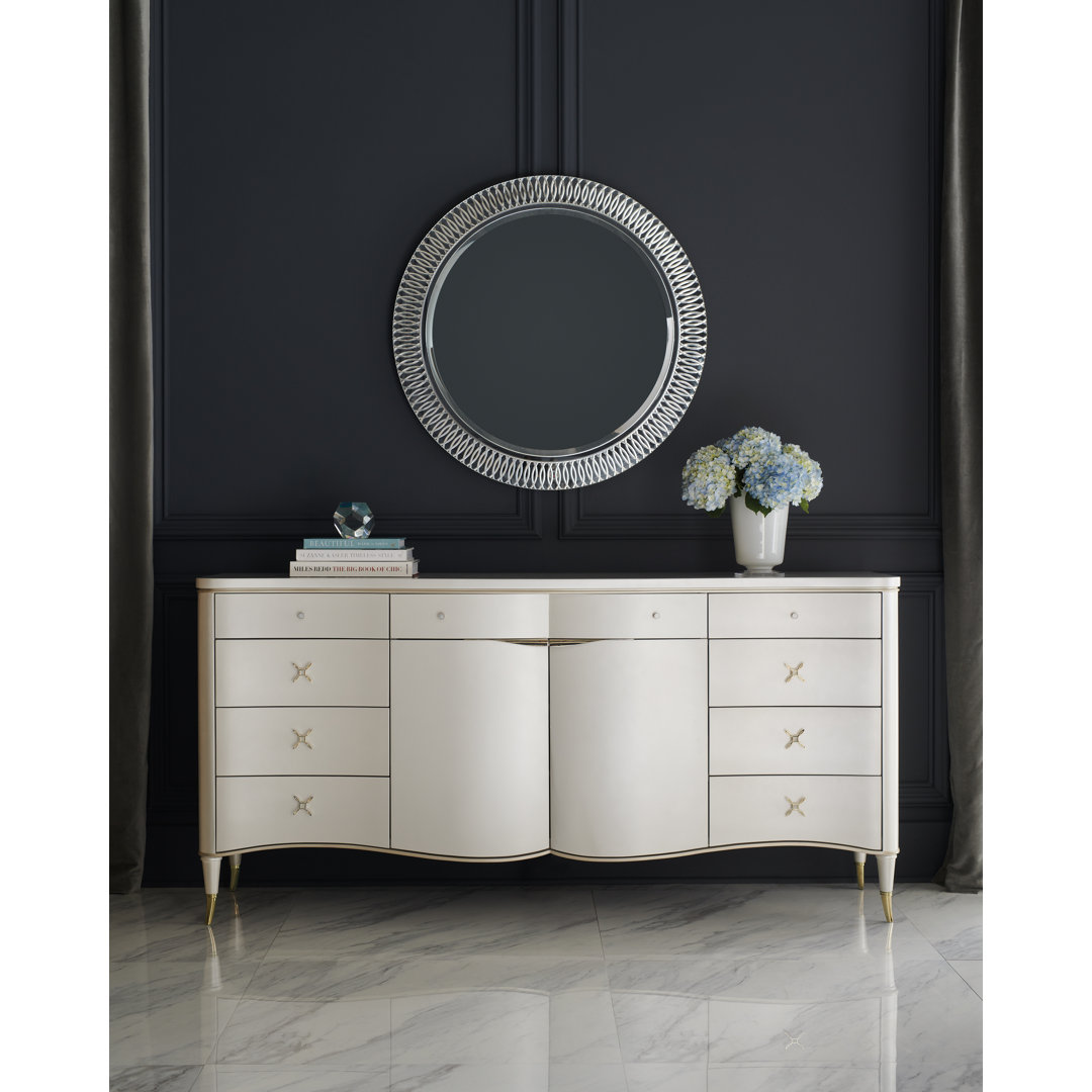 Solid Wood 74'' W 9 - Drawer Dresser Caracole