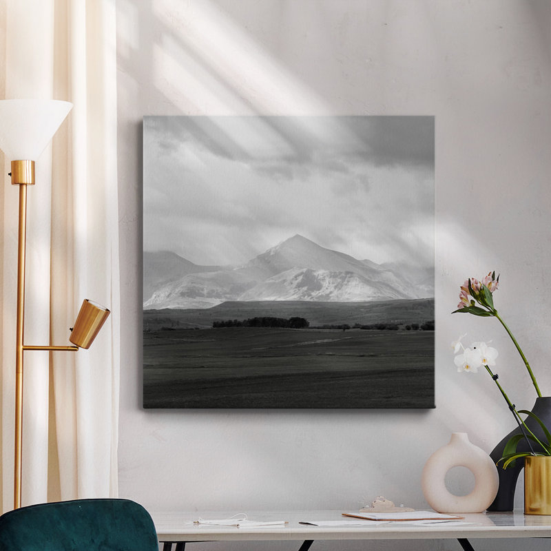 Alberta Foothills I-Premium, toile tendue avec châssis - prête à être accrochée