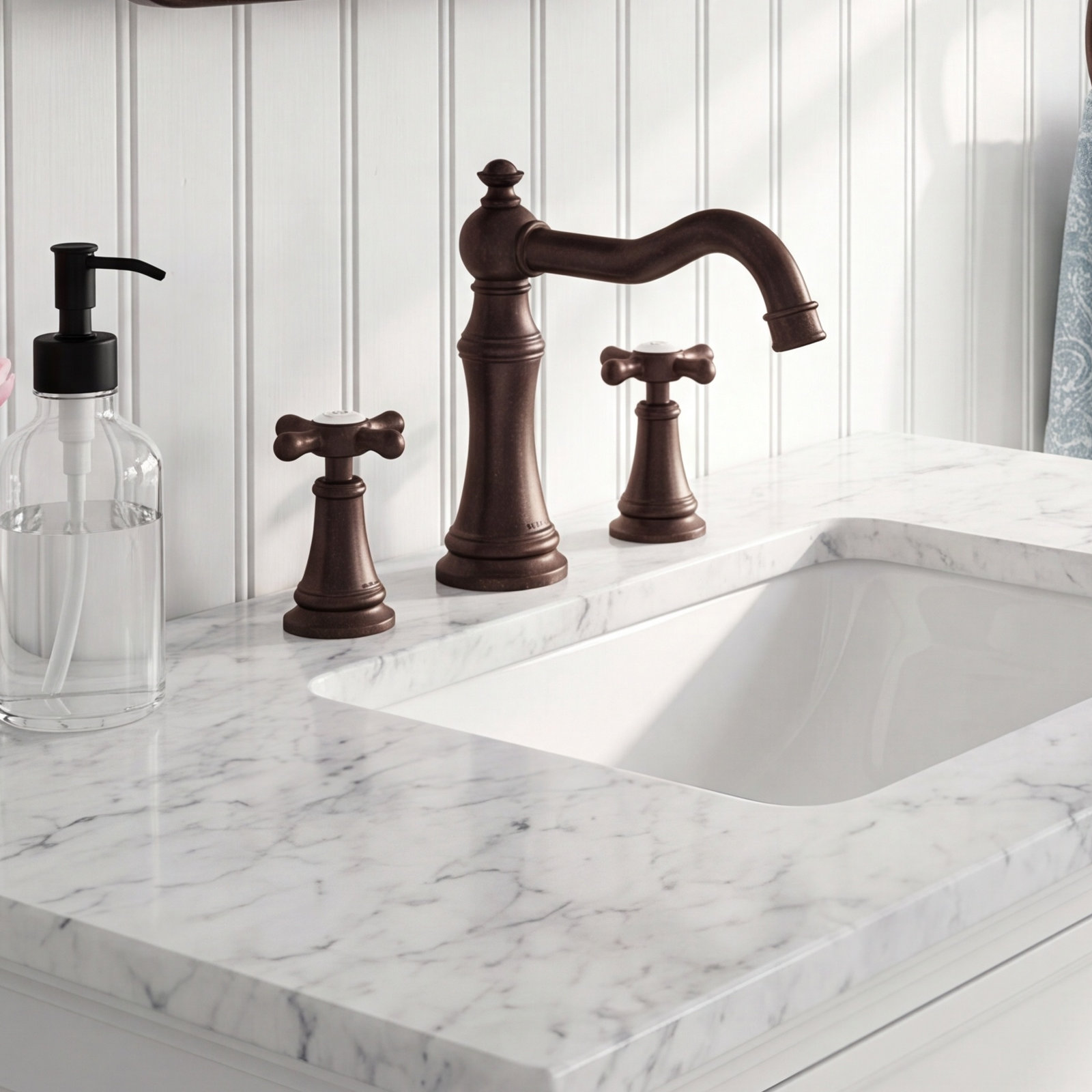 Weymouth Deck-Mounted Roman Tub Faucet Trim, Oil Rubbed Bronze