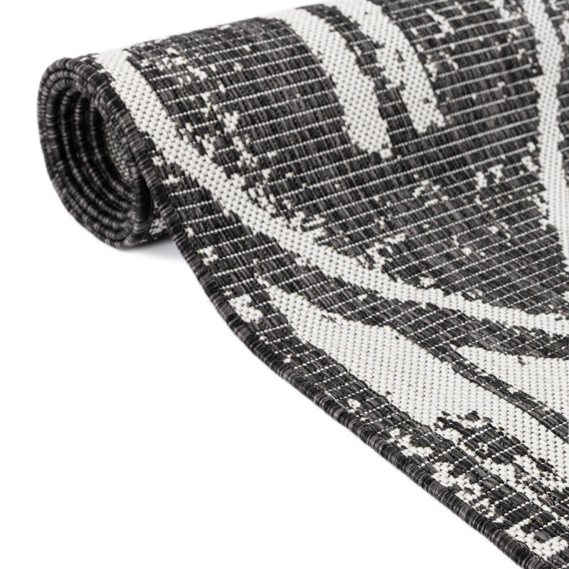 Wilmslow Geometric Indoor / Outdoor Rug, Square 5'3"