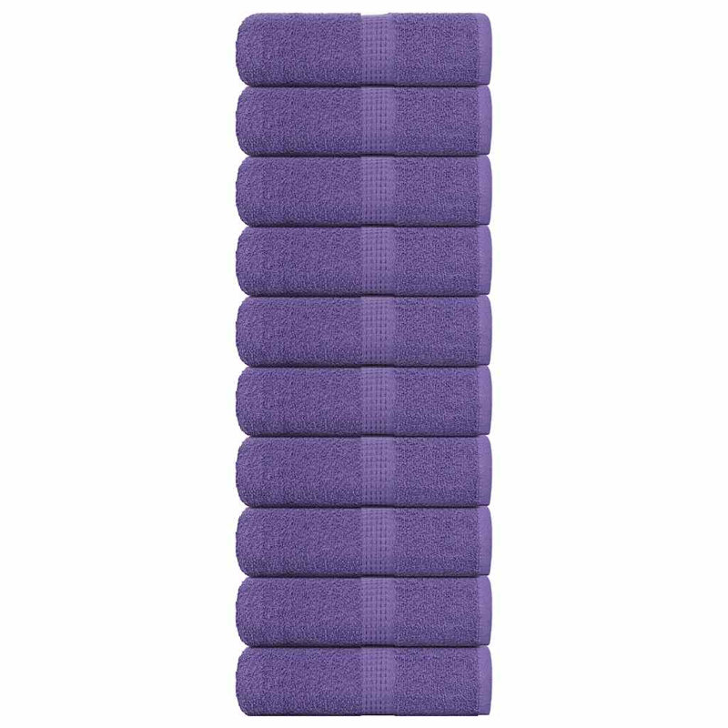 Semyon 100% Cotton Fingertip Towel, Purple