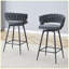 Ensemble moderne de 2 tabourets de bar pivotants pour îlot de cuisine-1493378764-1493378765