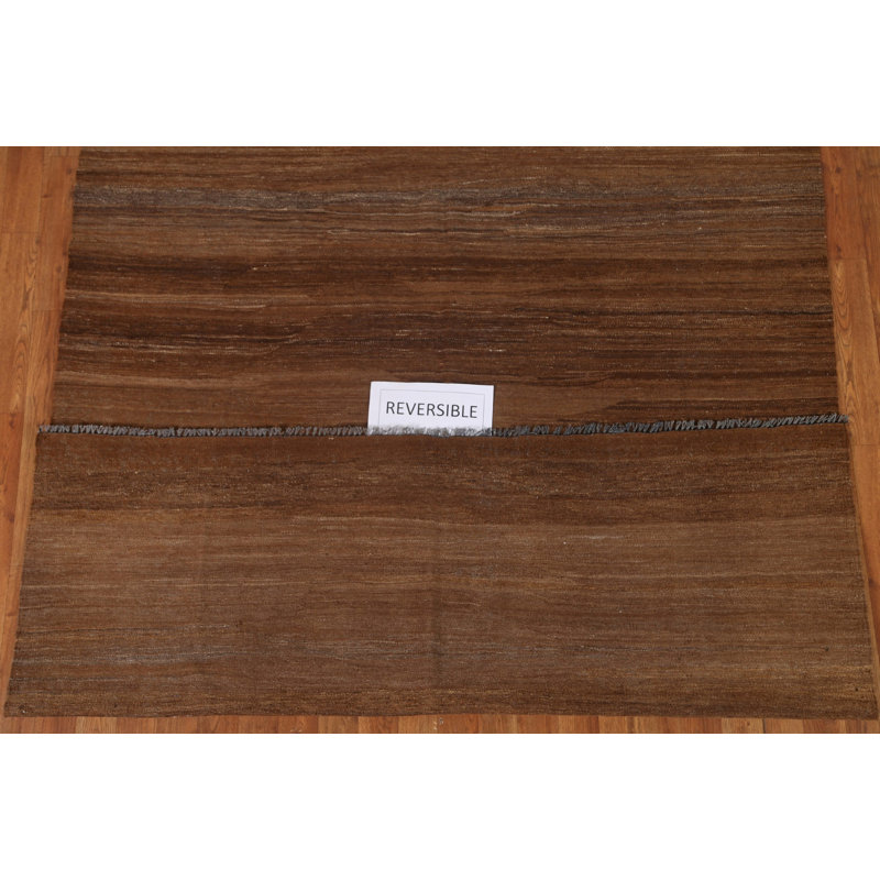 Tapis brun Kilim Earth Tone