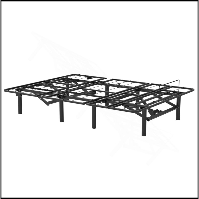 Adjustable Bed Base Frame Head And Foot Incline Quiet Motor Queen Size Zero Gravity, Dual USB A+C Ports, Remote Control With ZG And Memory Keys