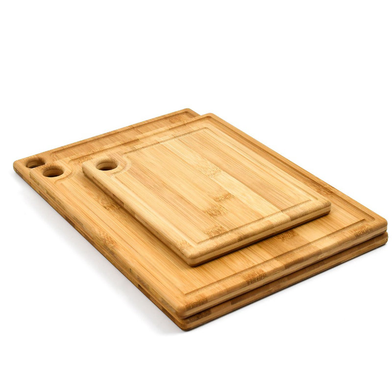 Ervine 3-Piece Bamboo Chopping Board Set