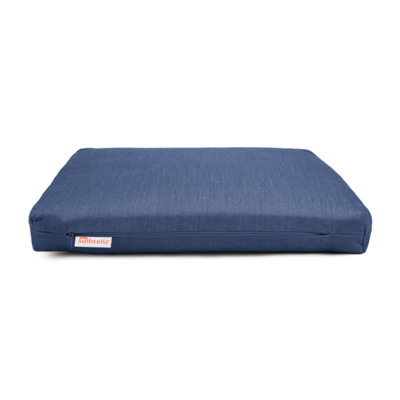 Austin Horn Classics Sunbrella Chair Seat Cushion, Denim