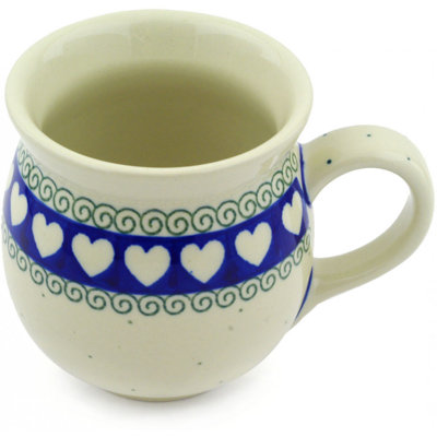 Grande tasse à bulles en grès poli 16 oz