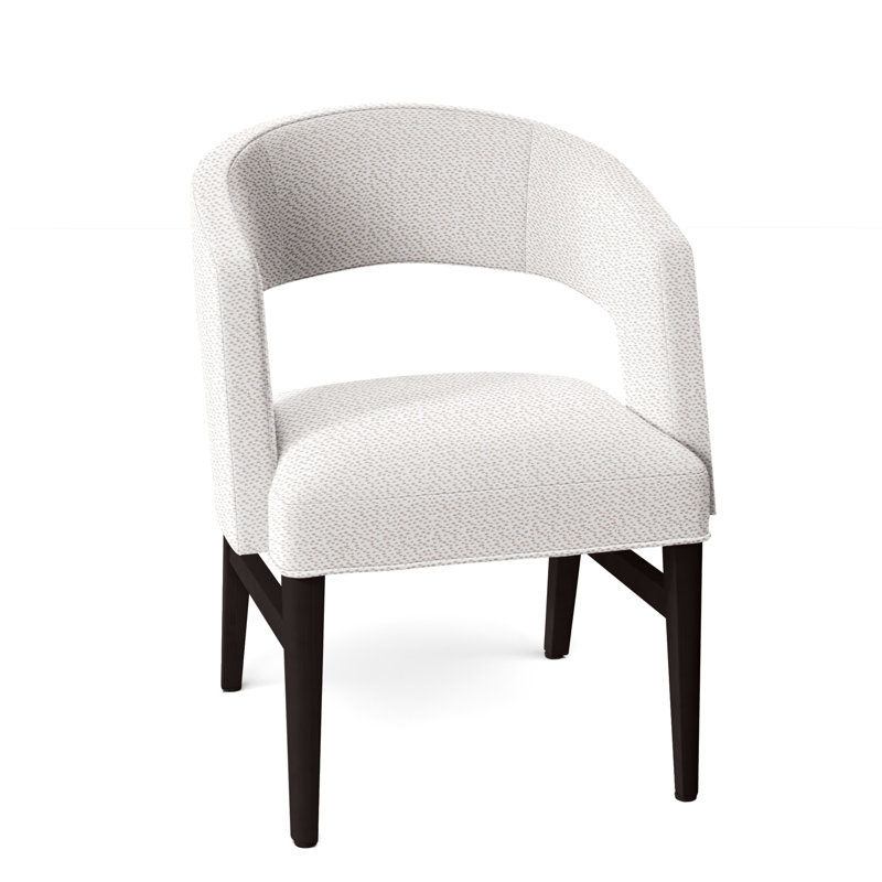 Chaise avec accoudoirs Bryant, Espresso, Perigold Elements - sable blanc