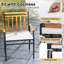 Ensemble de 3 meubles d'extérieur avec table basse et structure en métal robuste pour balcon