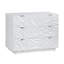 Commode d'appoint blanche 3 tiroirs