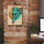  «Gold Geometric Giraffe 1» par Alonzo Saunders, art mural sur toile, 12 po x 16 po-1401312625
