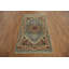 Tapis décoratif en laine bleu clair 3 x 5