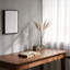 Bureau compact avec tiroir de rangement - Table d'écriture en bois d'hévéa massif pour petits espaces