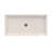 DreamLine SlimLine 32 inch D x 54 inch W x 2 3/4 inch H Single Threshold Biscuit Alcove Shower Base with 2 inch Oil Rubbed Bronze Center Round Drain-118322107