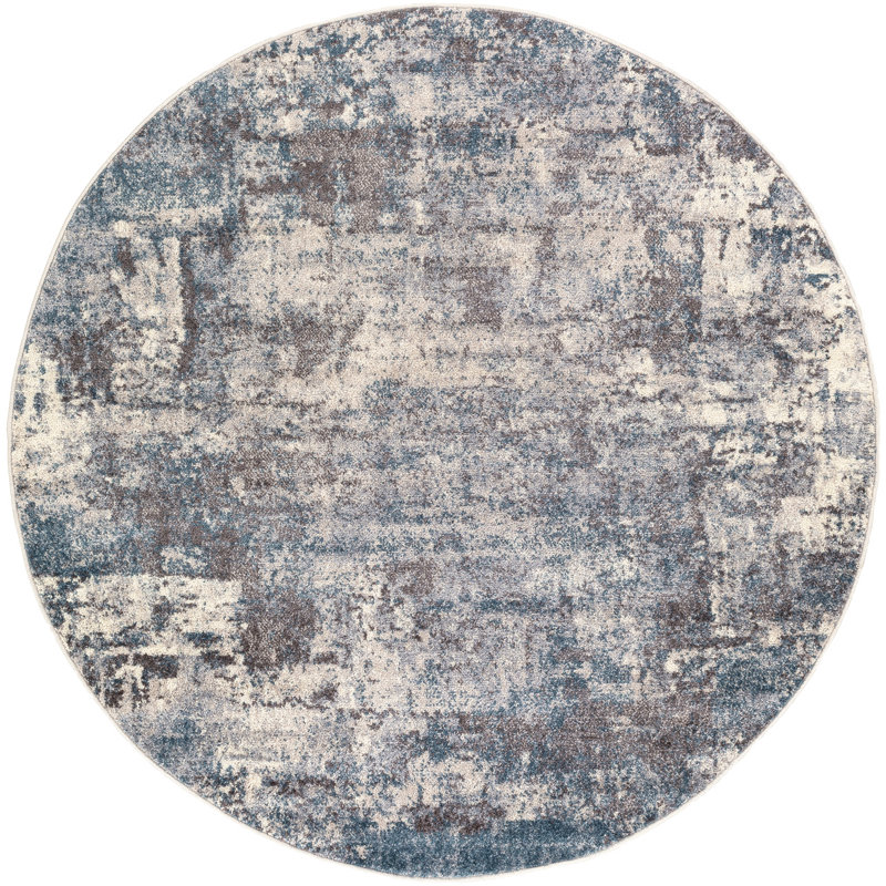 Abstract Area Rug, Round 160cm