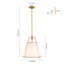 Nyjel 4 - Light Linen Tapered Pendant-151244206-159815820-159815822