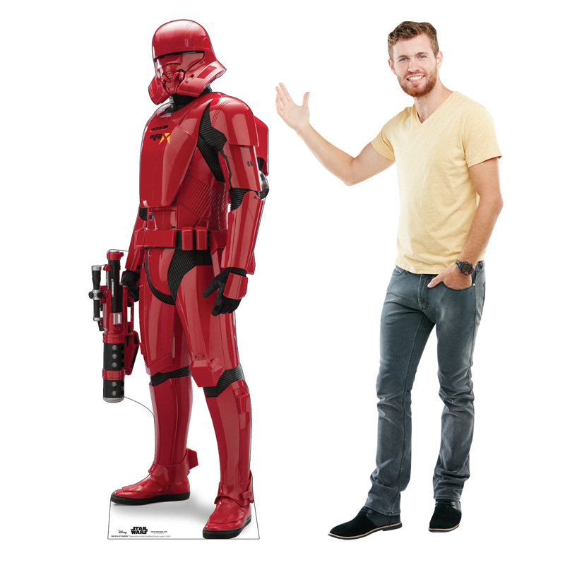 72'' Red and Black Cardboard Star Wars Standup