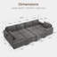 Canapé-lit modulaire en U avec espace de rangement Anureet-96012026-125402455-125402458
