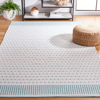 Aitken Flat Weave Cotton Geometric Rug