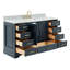 Meuble-lavabo simple avec plateau Abita 61-93359285