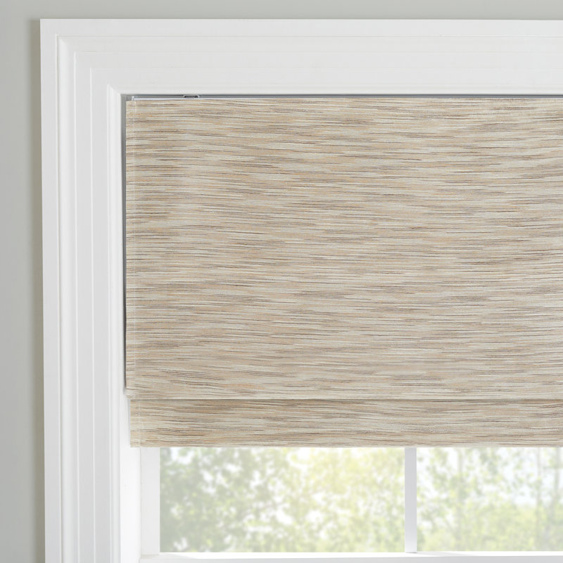 Eclipse Curtains Blackout White Roman Shade & Reviews | Wayfair