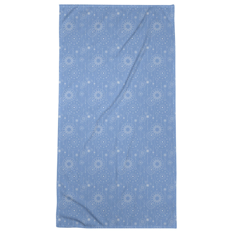 Serviette de plage Katelyn Elizabeth, bleu