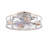 20" Caged Ceiling Fans With Lights And Remote, Bladeless Ceiling Fan 6 Speed Reversible With Remote Control,Flush Mount Caged Ceiling Fan For Bedroom, Living Room--Not Included Bulbs-2052709004