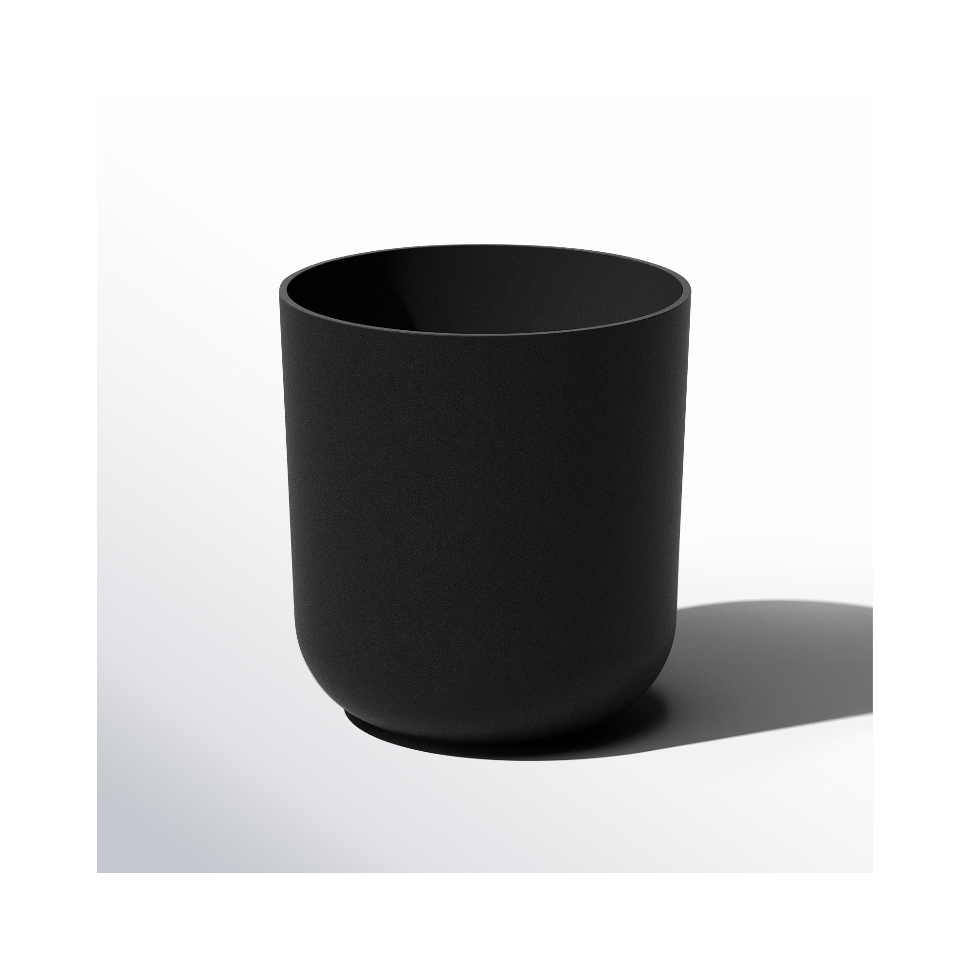 Pure Series Planter, 1, Black, 19.75" H x 18.5" W x 18.5" D