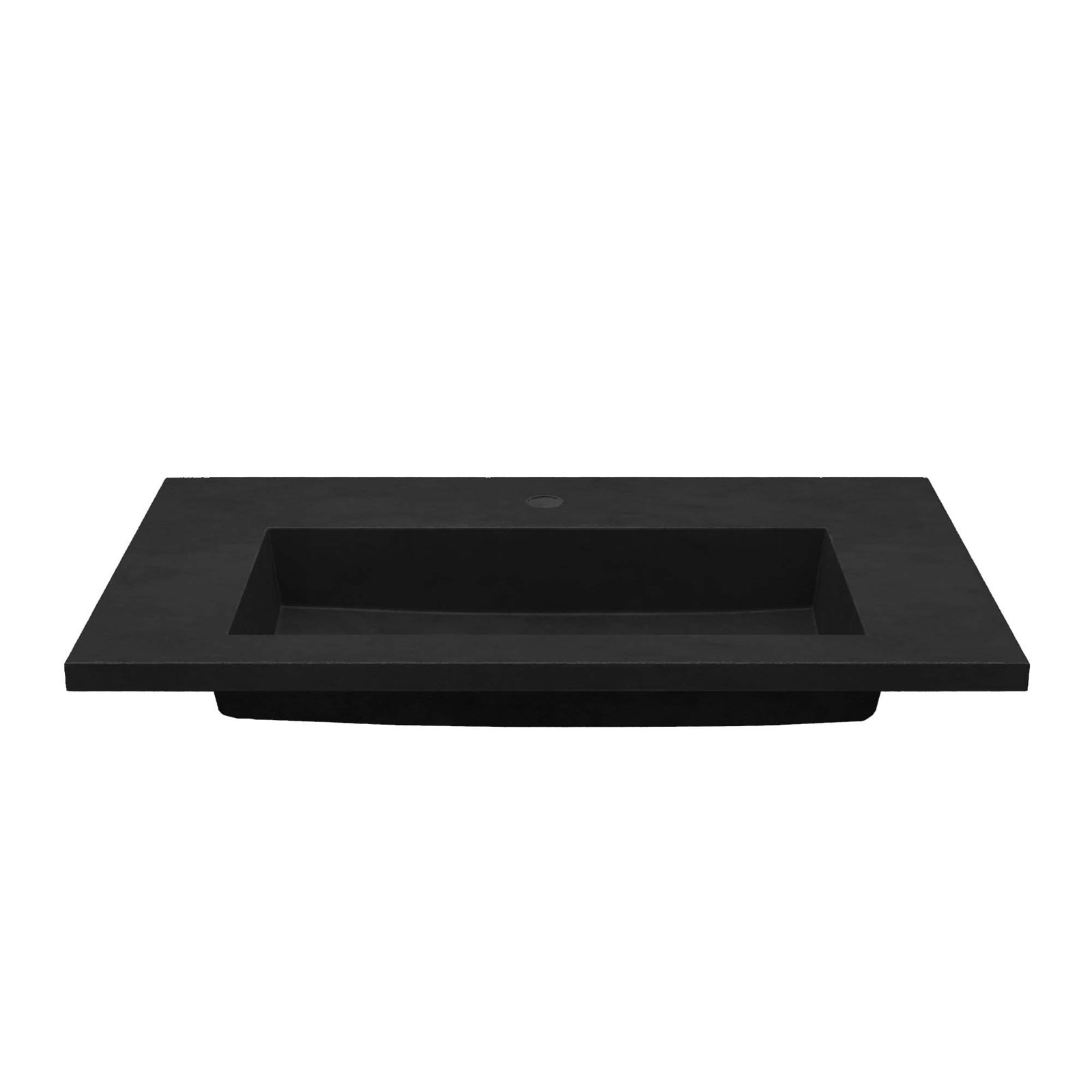 NativeStone Capistrano Vanity Top with Sink, Single, Charcoal