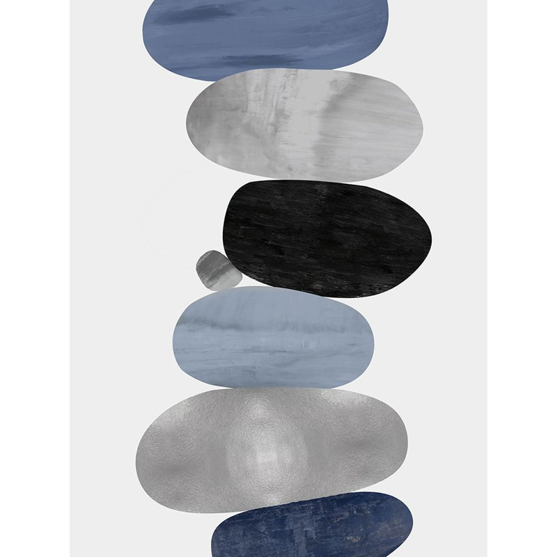 «Emerge Blue I» par Justin Thompson (24 X 36) # JTH115980