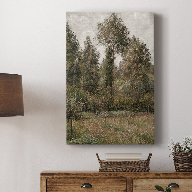 Paysage rétro CCxxx - galerie Cavas sur mesure, H 18 po x l 12 po