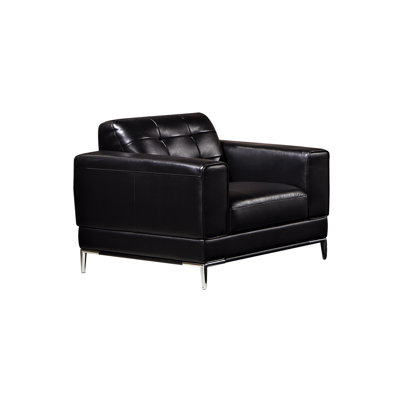 Fauteuil capitonné de 99,06 cm de large Navya