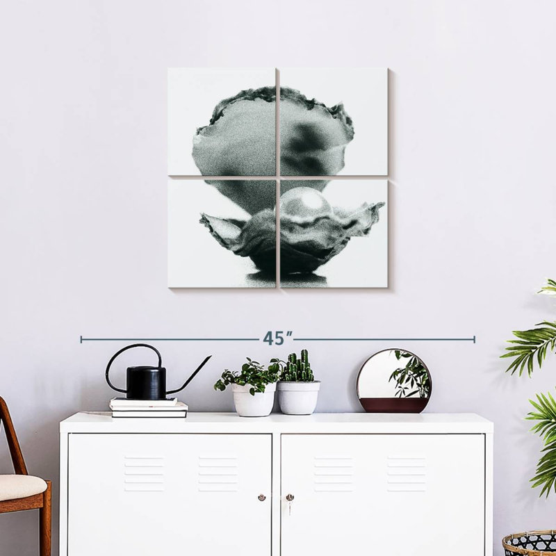Perle d'huître monochromatique Brampt, H 26 po x l 26 po