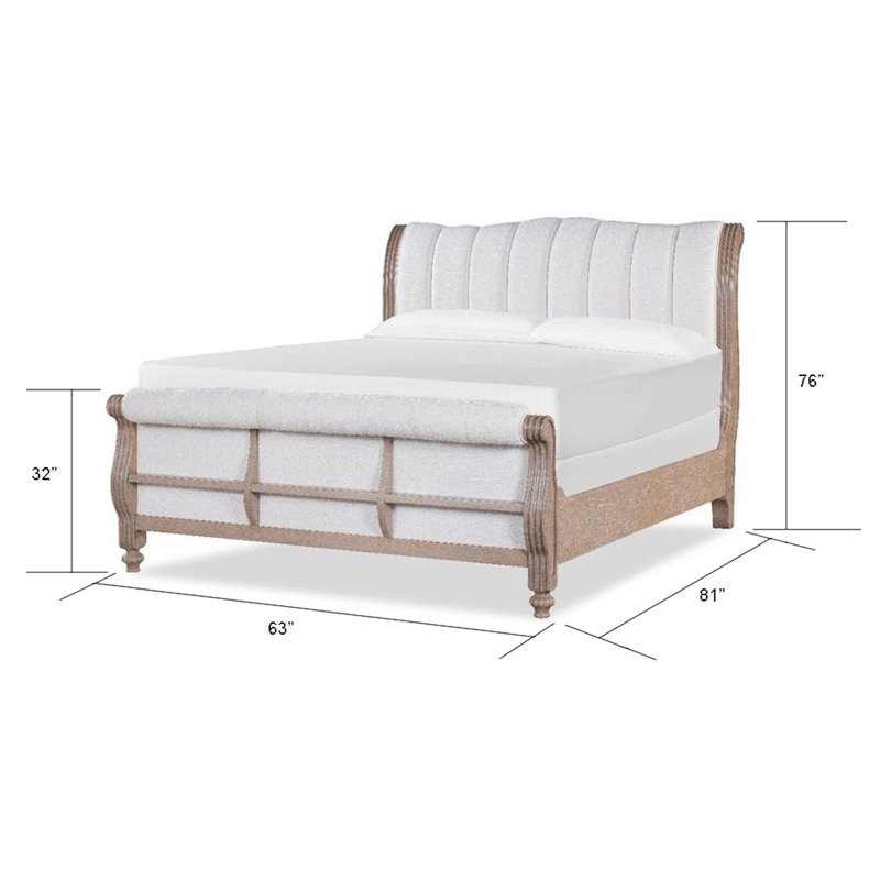Ensemble de chambre à coucher Alwies, Grand lit