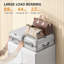 Garde-robe portable, armoire de chambre pliante, organisateur de rangement de vêtements avec 8 compartiments cubes, tringle, portes magnétiques