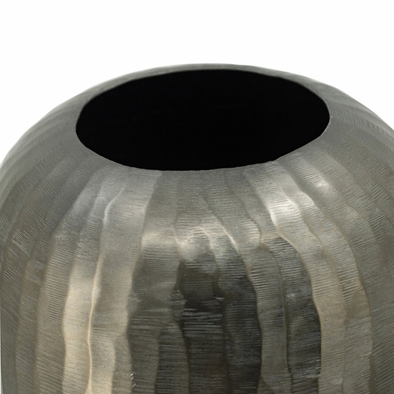 Aluminum Vase, Oval Vase For Living Room, Bedroom