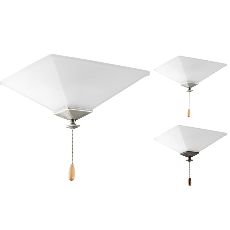 Ventilateur de plafond universel 2 lumières