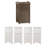 Swing Top Kitchen Trash Can - 33 Gallons